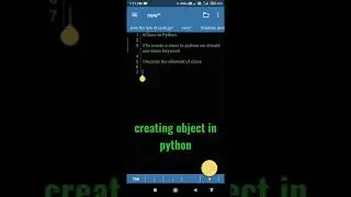 Object in Python | How to create object in Python