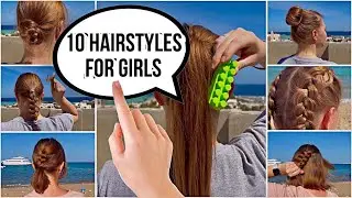 ТОП 10 Милых Летних ПРИЧЕСОК на короткие и длинные волосы 2024. Cute Hairstyle 2024