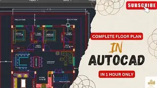 HOW TO MAKE FLOOR PLAN IN AUTOCAD | AUTOCAD TUTORIALS