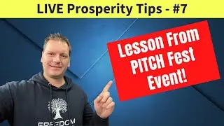 Principle I Learned From Attending A Pitch Fest Event! | 