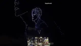 BTS (Gwangalli Marvelous Drone Light Show) 2030 WORLD EXPO BUSAN© KpopHerald #btslightstick #busan