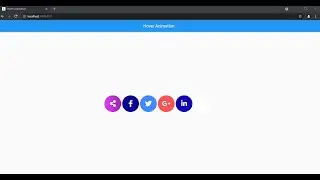 This icon hover animation created on flutter.