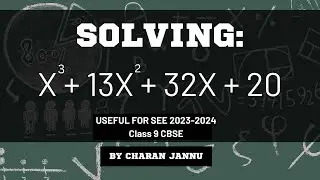 SOLVING ONE NOF THE HARDEST SUM IN CLASS 9 CBSE !! || STEP-BY-STEP || FOR SCORING 80/80 in SEE