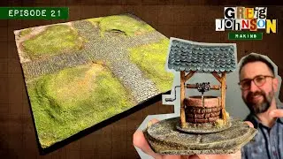 Making a tabletop gaming terrain board and miniature well