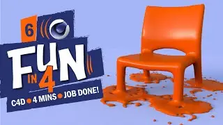 6_Melting Chair 🪑 Cinema 4D 2023.2 Quick Tip