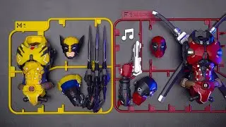 ♪Build: Mecha Deadpool & Wolverine｜Satisfying beat building | Speed build | Model Kit