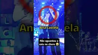 Ana Castela CAI NO CHORO ao cantar com Luan Santana..