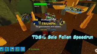 Fallen mode speedrun in TDS:L