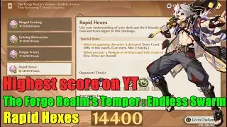 Rapid Hexes | Genshin impact tcg | The Forge Realm's Temper : Endless Swarm
