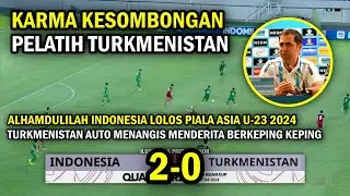🔵 ALHAMDULILAH LOLOS 2-0 ‼️ Hasil Timnas Indonesia U-23 vs Turkmenistan, Kualifikasi Piala Asia U-23
