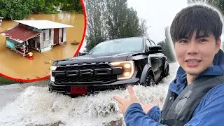 I took my car to help with the flooding in Phetchabun!!!