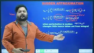 SUDDEN APPROXIMATION IN QUANTUM MECHANICS || TIME DEPENDENT PERTURBATION|| IN HINDI IN EASYWAY