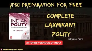 Read Complete *LAXMIKANT* Polity in POINTER form | Attorney General of India