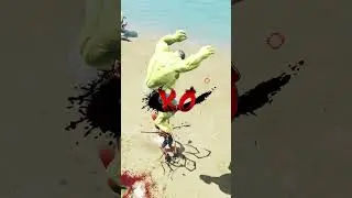 Hulk Vs Spiderman Who Is More Powerfull In GTA 5 #shorts