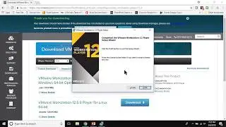 Installing VMware Workstation Player on Windows 10