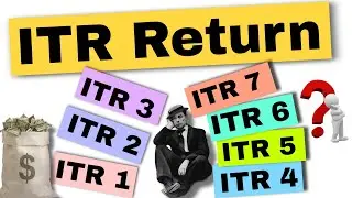 Which ITR form to file? | Types of ITR | ITR1,ITR2,ITR3,ITR4,ITR5,ITR6,ITR7 | How to choose ITR