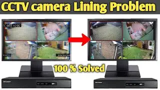 Lining Problem in cctv camera | Cctv Waves problem | Cctv DVR lining problem Solved