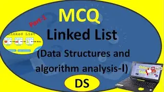 MCQs on Linked List part1|Data structures MCQs|Online examination questions SET/NET/GATE