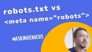 robots.txt vs meta robots | How to upload robots.txt | How to write meta robots noindex tag | 