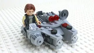 Micro Millennium Falcon Stop Motion Build! - LEGO Star Wars 75295