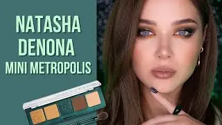 NATASHA ну такое DENONA mini metropolis 😒 | обзор палетки + два макияжа