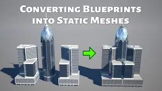 Using "Modern Buildings" assets and "Merge Actors Tool" (Part 1) - Unreal Engine