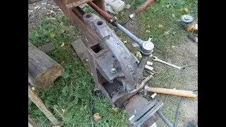 Homemade tractor.The process of Assembly.Remade time again. #21.