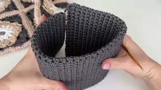 САМЫЙ ПЛОТНЫЙ УЗОР крючком ДЛЯ СУМОК И ДЕКОРА