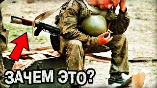 Хитрый военный прием губил солдат. Для чего обматывали приклады АК-74?