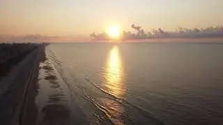 Sunrise at North Myrtle Beach, SC. (clip 2)