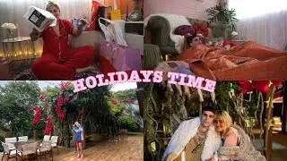 vlog: abrindo presentes de natal, fazendo cookies, viajando com os amigos e favoritos de make. :)