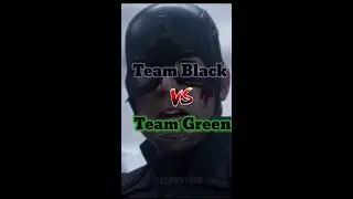 Team Black 🆚 Team Green / Marvel and DC 