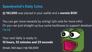Getting a WHOLE YEAR reward of pls daily (Dank memer) + 50M Dank Memer coins giveaway!