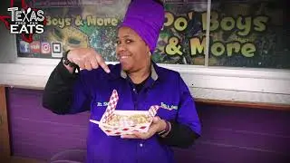 🐊 Gator or shrimp Po'Boys are Mardi Gras for your tummy at Datz It Datz All food truck (Texas Eats)