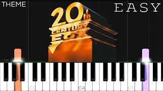 20th Century Fox Theme | EASY Piano Tutorial