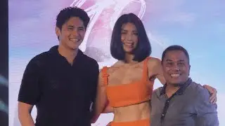 Cindy Miranda Kiko Estrada media conference for Viva Films 40 movie