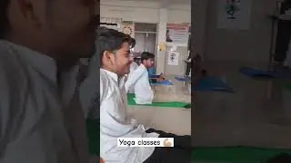 yoga class in medical College|| #ytshorts #yoga #shorts