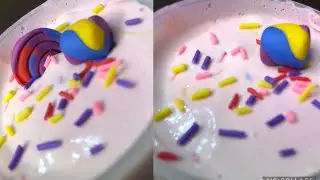 ASMR slime crunchy | ASMR slime mixing | Relaxing Slime ASMR |Satisfying Slime ASMR | ASMR Sound