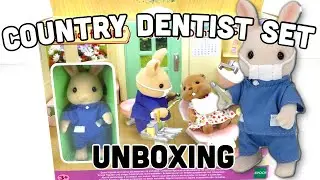 SYLVANIAN FAMILY COUNTRY DENTIST SET UNBOXING [calico critters] sylvanian family unboxing