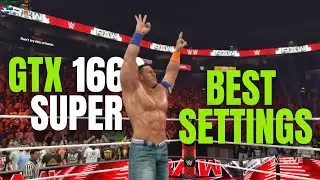WWE 2K24 GTX 1660 Super Gameplay | Best Graphics Settings