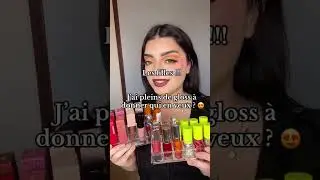 Je donne du maquillages ! Des gloss ici !