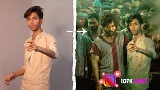 Photo editing with PUSHPA Full realistic Editing in PicsArt
