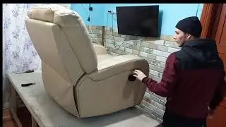 RECLINER | КРЕСЛО С ОТКИДНОЙ СПИНКОЙ | КРЕСЛО-ТРАНСФОРМЕР | ЗАМЕНА ОБИВКИ
