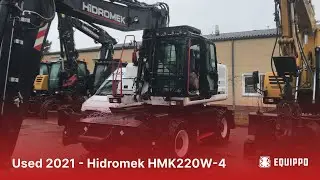 Used 2021 - Hidromek HMK220W-4 | Used Wheeled Excavator | equippo.com |