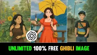 Free Mein Ghibli Photo Kaise Banaye ? How To Create Ghibli Image | Viral Cartoon Photo Editing