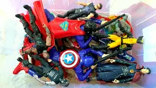 Menemukan mainan, Mencari mainan Avengers, dc marvel, spider-man, hulk #foundtoy