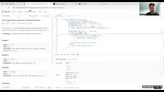 1624. Largest Substring Between Two Equal Characters - Javascript - Time: O(n) Space: O(n)  Leetcode