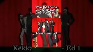 Rank The Anime Ending Without Knowing The Next One! #anime #animemusic #parati #shorts #ending