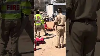 Fire Drill by Telangana Police