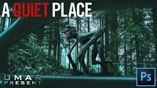 A QUIET PLACE | Matte Painting | Photoshop CC 2019